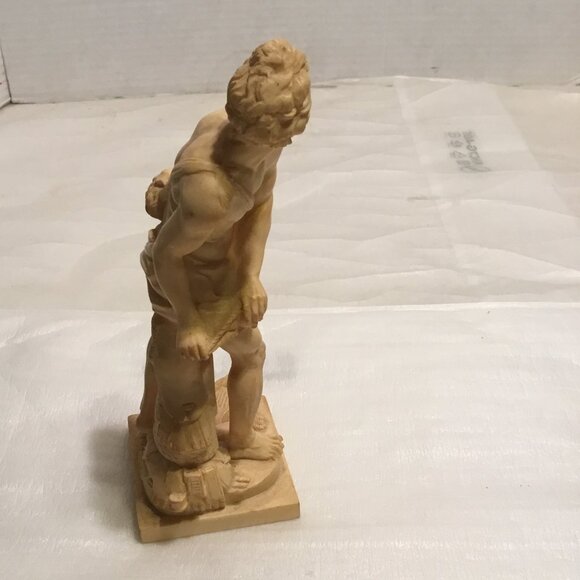 Vintage David by Bernini statue created by renowned Italian artist A. Santini - Picture 5 of 15